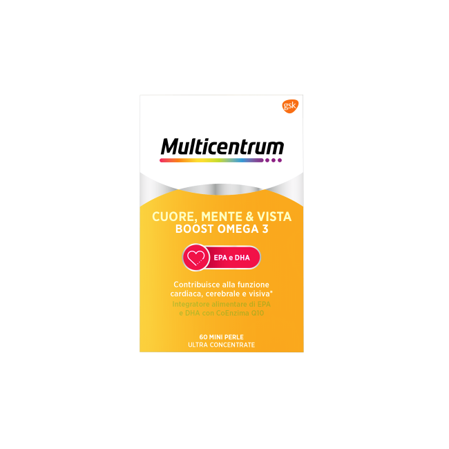 Multicentrum MyOmega3 60 Mini Perle - Integratore Antiossidante