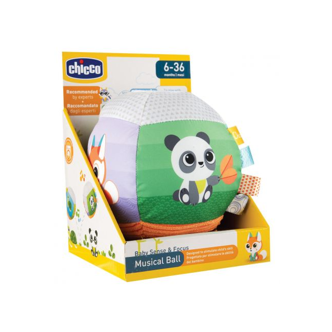 Chicco Gioco Palla Musicale – Stimola lo sviluppo sensoriale e motorio del tuo bambino