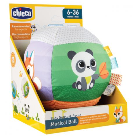 Chicco Gioco Palla Musicale – Stimola lo sviluppo sensoriale e motorio del tuo bambino