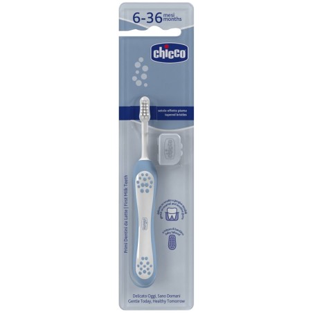 Chicco Spazzolino 6 Mesi+ Azzurro Chicco Spazzolino 6 Mesi+ Azzurro