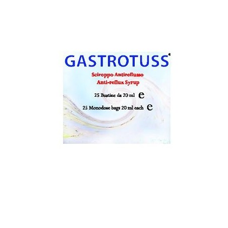 Gastrotuss Sciroppo Antireflusso 25 Bustine Contro il Reflusso Gastrico Gastrotuss Sciroppo Antireflusso 25 Bustine Contro il Reflusso Gastrico