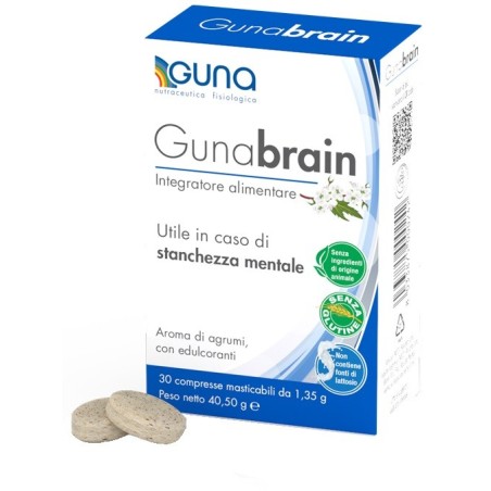 Gunabrain Integratore per funzioni cognitive contro il decadimento