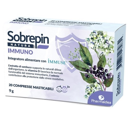 Pharmaidea Sobrepin Natura Immuno 20 Compresse Masticabili Pharmaidea Sobrepin Natura Immuno 20 Compresse Masticabili