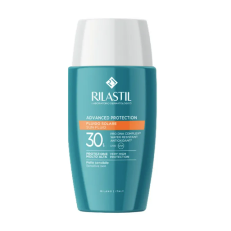 Rilastil Sun Fluid Advanced Protection - Fluido solare viso leggero SPF30 senza microplastiche 50 ml Rilastil Sun Fluid Advanced Protection - Fluido solare viso leggero SPF30 senza microplastiche 50 ml