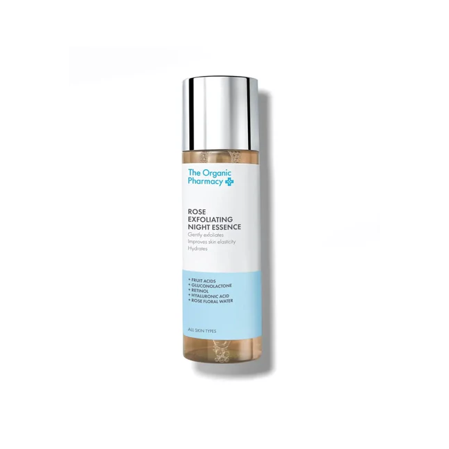The Organic Pharmacy Rose Exfoliating night essence 150 ml - Essenza notte rigenerante