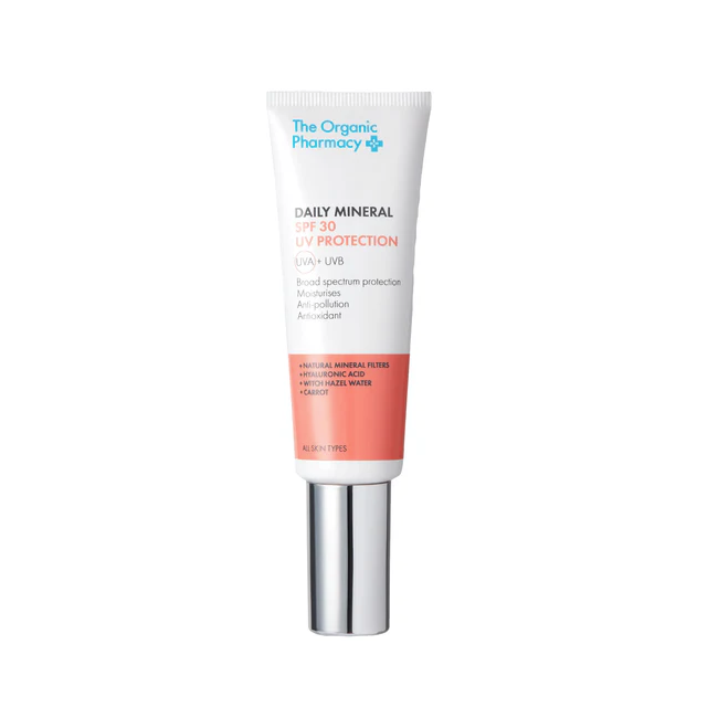 The Organic Pharmacy Daily Mineral SPF30 UV protection - Crema viso multi protettiva 50 ml