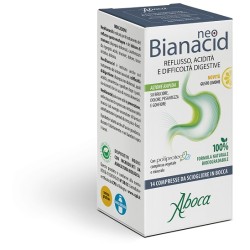 Aboca NeoBianacid contro reflusso e acidità di stomaco 14 compresse