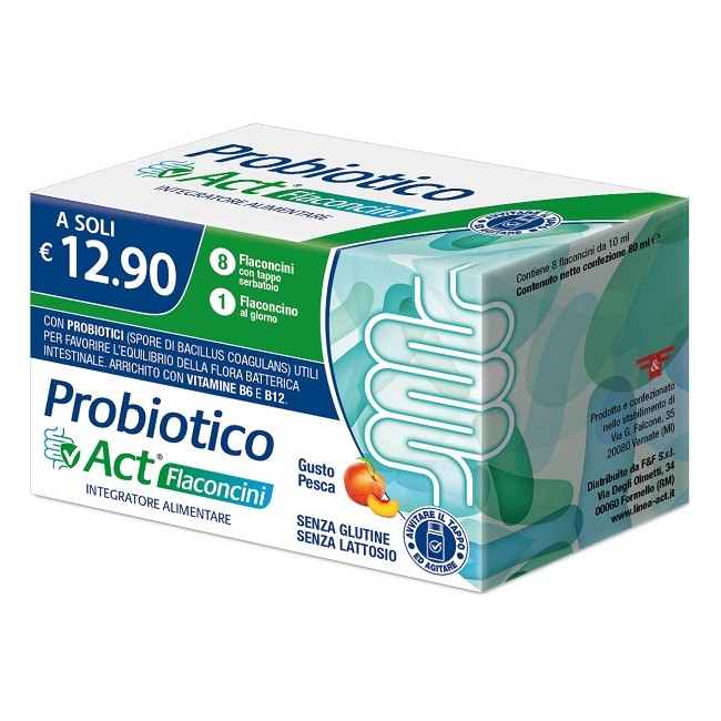 F&f Probiotico Act 8 Flaconcini
