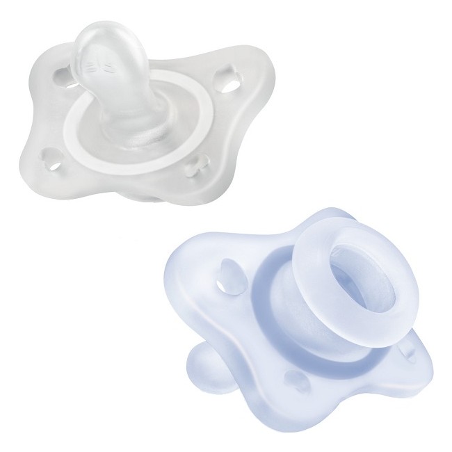 Chicco Gommotto Mini Azzurro 0-2m 2 Pezzi