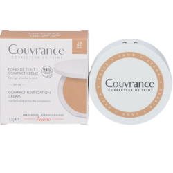 Avène Couvrance Fondotinta Sabbia crema compatta oil free 10 g