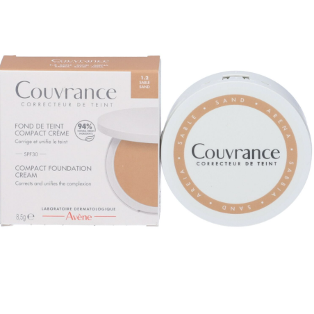 Avène Couvrance Fondotinta Sabbia crema compatta oil free 10 g