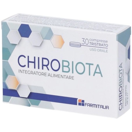 Chirobiota integratore alimentare con D-chiro-inositolo 30 compresse tristrato Chirobiota integratore alimentare con D-chiro-inositolo 30 compresse tristrato