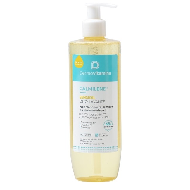 Pasquali Dermovitamina Calmilene Sensioil Detergente In Olio Senza Sapone Per Pelle Extra Secca E Sensibile 500 Ml