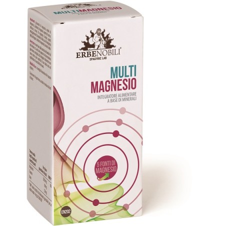 Erbenobili Multimagnesio Integratore per benessere fisico e mentale Erbenobili Multimagnesio Integratore per benessere fisico e mentale