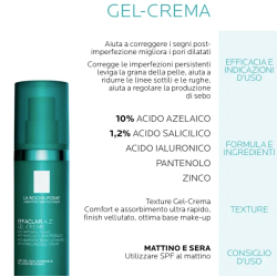 La Roche Posay Effaclar AZ Gel Crema 40 ml - Trattamento pelle acneica
