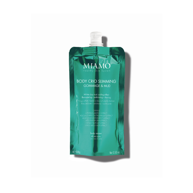 Miamo Body Slim Crio Gommage e Mud 100 ml - Fango rimodellante effetto freddo