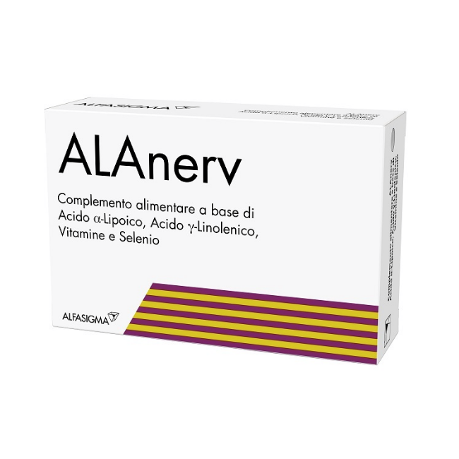 Alanerv 920mg integratore antiossidante per sistema nervoso 20 capsule