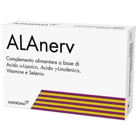 Alanerv 920mg integratore antiossidante per sistema nervoso 20 capsule Alanerv 920mg integratore antiossidante per sistema nervoso 20 capsule