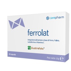 Carepharm Ferrolat Plus Integratore per difese immunitarie 20 capsule