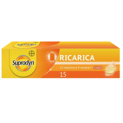 Supradyn Ricarica 15 Compresse Effervescenti di Vitamine e Minerali