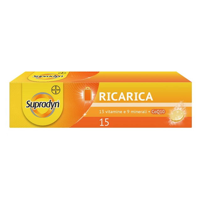 Supradyn Ricarica 15 Compresse Effervescenti di Vitamine e Minerali