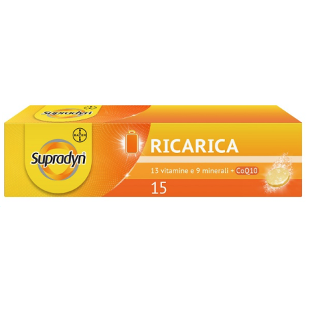 Supradyn Ricarica 15 Compresse Effervescenti di Vitamine e Minerali Supradyn Ricarica 15 Compresse Effervescenti di Vitamine e Minerali