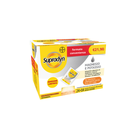 Supradyn Magnesio e Potassio 38 bustine EDIZIONE LIMITATA Supradyn Magnesio e Potassio 38 bustine EDIZIONE LIMITATA