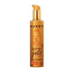 Nuxe Sun Olio Solare Dorato SPF50 spray protettivo scintillante 150 ml
