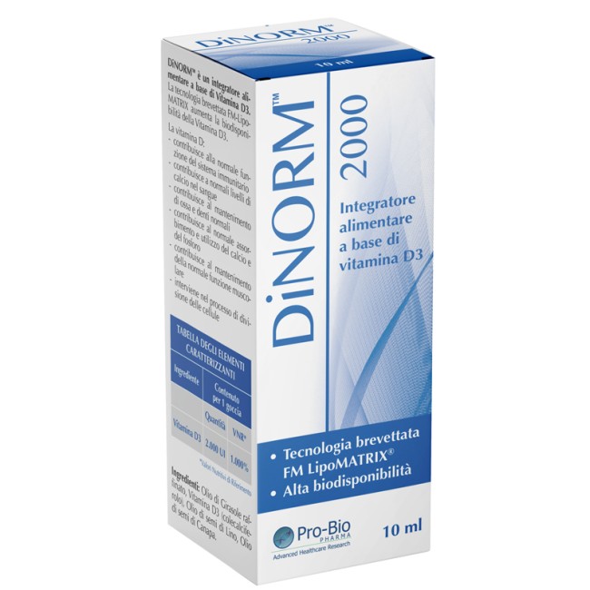 Pro-bio Pharma Dinorm 2000 Gocce 10 Ml