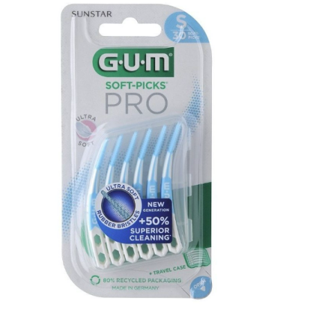 Gum Soft-Picks Advanced Small scovolini interdentali in gomma 30 pezzi Gum Soft-Picks Advanced Small scovolini interdentali in gomma 30 pezzi