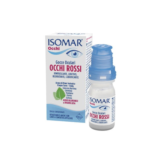 Isomar Occhi 10ml Gocce Oculari Lenitive Contro Le Irritazioni Oculari