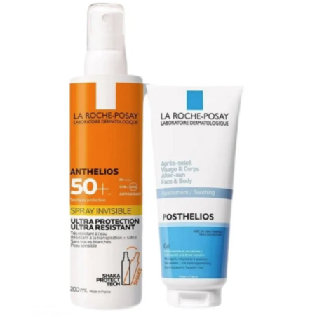 La Roche Posay Anthelios Spray Shaka Solare Corpo SPF50+ 200ml + Doposole 100ml La Roche Posay Anthelios Spray Shaka Solare Corpo SPF50+ 200ml + Doposole 100ml