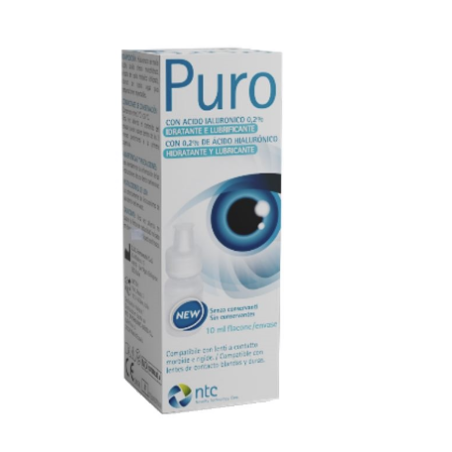 Puro Collirio Gocce per Secchezza Oculare 10ml Puro Collirio Gocce per Secchezza Oculare 10ml