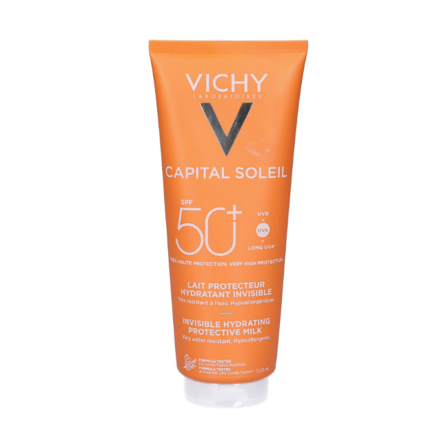 Vichy Capital Soleil latte idratante protezione solare viso e corpo