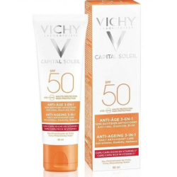 Vichy Ideal Soleil Anti-Ageing Crema viso protezione solare anti età