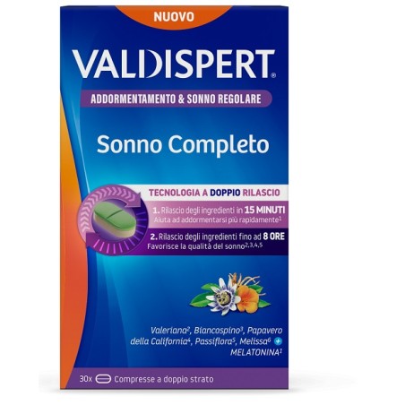 Cooper Consumer Health It Valdispert Sonno Completo 30 Compresse A Doppio Strato