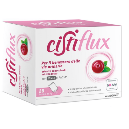 Cistiflux Integratore per la funzionalità delle vie urinarie 28 buste Cistiflux Integratore per la funzionalità delle vie urinarie 28 buste
