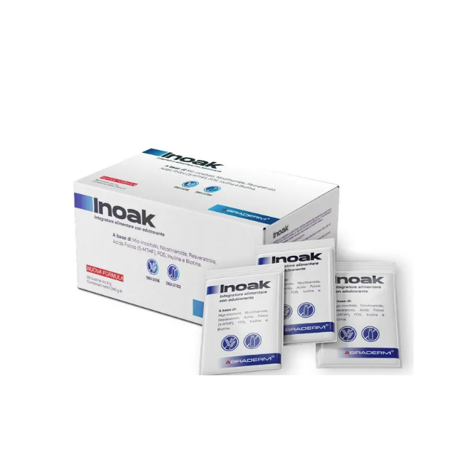 Braderm Inoak integratore per la bellezza della pelle 30 buste