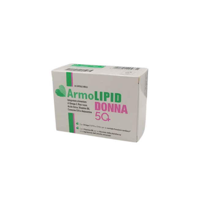 Armolipid Donna 50+ - Integratore per il controllo del colesterolo 30 capsule