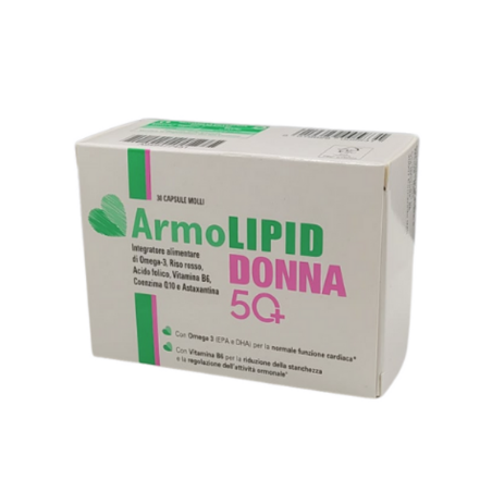 Armolipid Donna 50+ - Integratore per il controllo del colesterolo 30 capsule Armolipid Donna 50+ - Integratore per il controllo del colesterolo 30 capsule