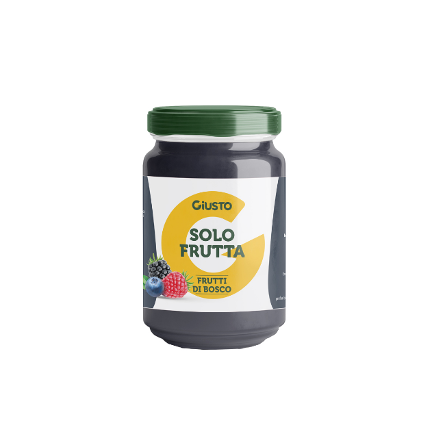 Giusto Solo Frutta Marmellata ai frutti di bosco 100% frutta