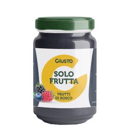 Giusto Solo Frutta Marmellata ai frutti di bosco 100% frutta Giusto Solo Frutta Marmellata ai frutti di bosco 100% frutta