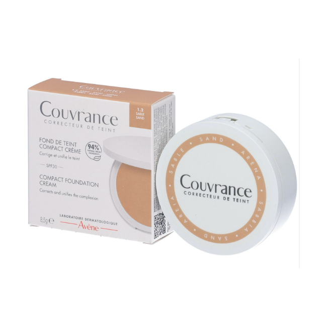 Avène Couvrance Fondotinta Sabbia crema compatta colorata coprente