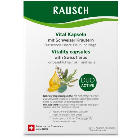 Rausch Capsule Vitalità alle Erbe Svizzere-Offerta integratore Rausch Rausch Capsule Vitalità alle Erbe Svizzere-Offerta integratore Rausch