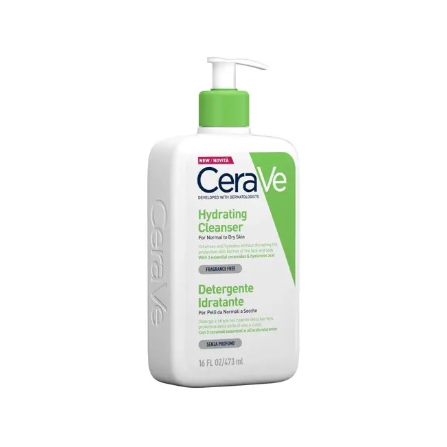 Cerave Detergente Idratante Ricarica 473 ml – Pelle normale e secca