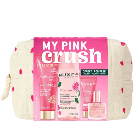 Nuxe My Pink Crush trousse da viaggio per la skincare del viso Nuxe My Pink Crush trousse da viaggio per la skincare del viso