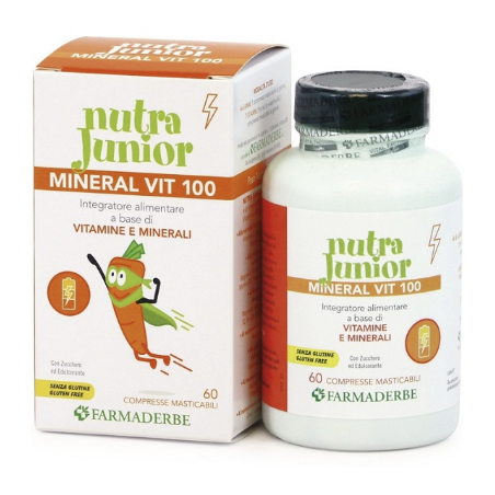 Farmaderbe Nutra Junior Mineral Vit Integratore Completo per Bambini Farmaderbe Nutra Junior Mineral Vit Integratore Completo per Bambini