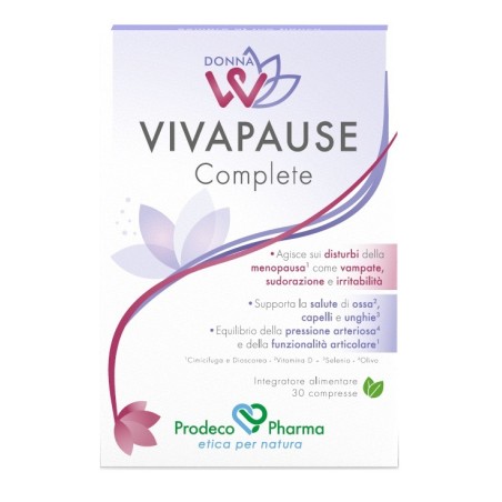 Prodeco Pharma Donnaw Vivapause Complete 30 Compresse Prodeco Pharma Donnaw Vivapause Complete 30 Compresse