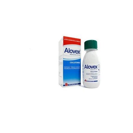 Alovex Protezione Attiva collutorio lenitivo per afte e stomatiti 120 ml Alovex Protezione Attiva collutorio lenitivo per afte e stomatiti 120 ml
