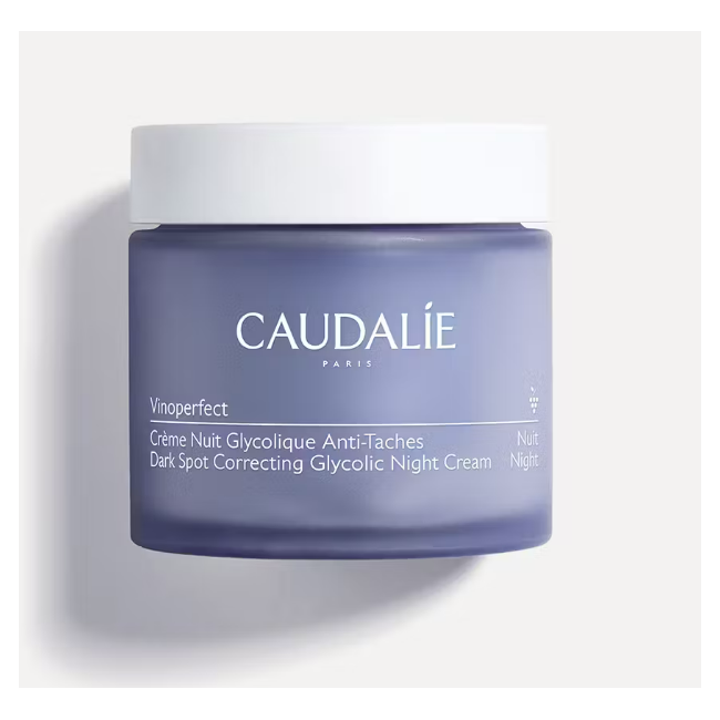 Caudalie Vinoperfect Crema Viso Notte Glicolica anti macchie 50 ml ricaricabile